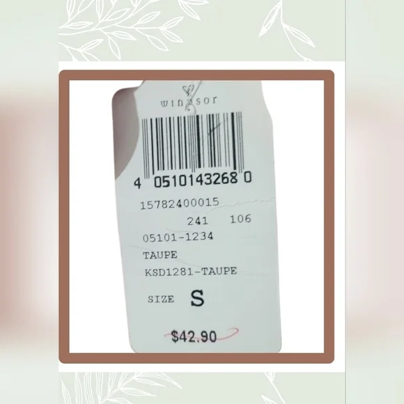 NWT Windsor Women's Floral Velvet Dress - Hook & Eye Closure, Scoop Neck, Size S - Picture 7 of 14